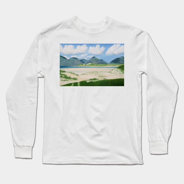 Luskentyre Long Sleeve T-Shirt by richardpaul